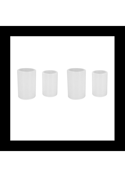 2x 2 Boyutlar Silindir Mum Kalıpları Mum Yapımı Için Silikon Kalıp Sütun Mumları Reçine Kalıp Epoksi Reçine Döküm Kalıpları (Yurt Dışından)