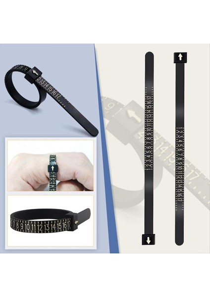 Halka Boyutu Ölçüm Aracı Halka Yapma Halka Boyutu Için Mandrel Ölçüm Kavisli Halka Şekillendirme Alet Kiti Takı Alışveriş Merkezi (Yurt Dışından) modelleri