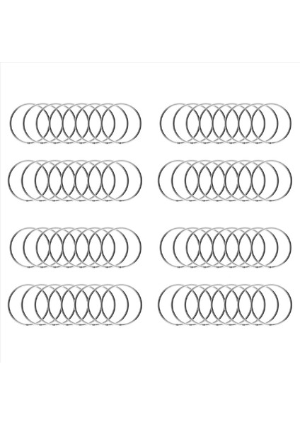 400PCS 1 Inç Anahtar Yüzük Açık Anahtar Yüzük Metal Anahtar Halkası Düz Halkası Ev Arabası Anahtar Zinciri (Yurt Dışından)