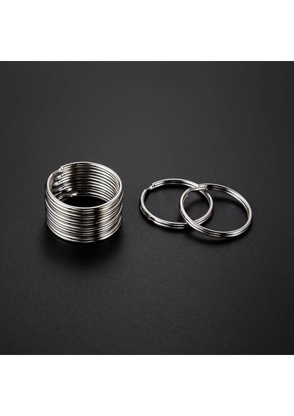 400PCS 1 Inç Anahtar Yüzük Açık Anahtar Yüzük Metal Anahtar Halkası Düz Halkası Ev Arabası Anahtar Zinciri (Yurt Dışından) modelleri