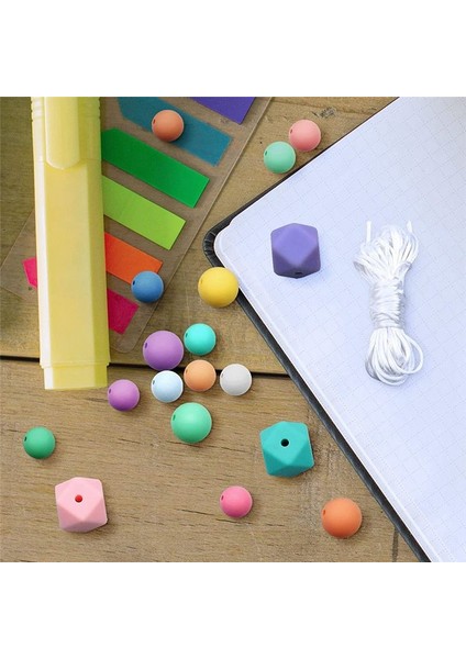 Silikon Boncuklar Silikon Key Zincir Için Gevşek Boncuklar Yuvarlak Kauçuk Boncuklar Yapma Dıy Kolye Bilezik Takıları (Yurt Dışından) modelleri