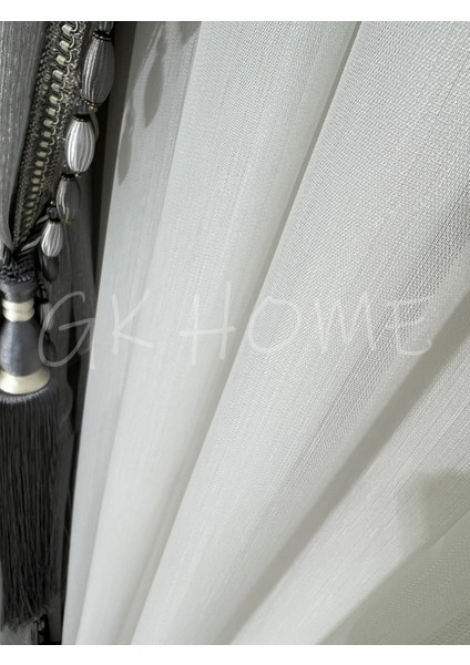 Bambu Düz Tül Perde Kırışmaz Salon Tülü 1/3 Sık Pile indirimleri