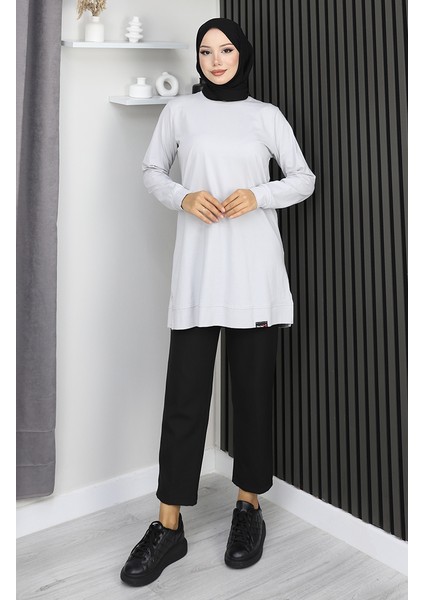 Araboy Spor Penye Tunik 9127-03 Taş