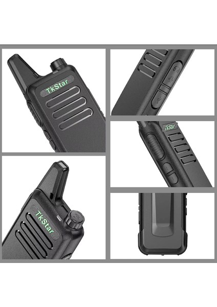 2 Adet Baofeng Tkstar Line Wln Kd-C1 Baofeng Vt-C2 Type-C Şarjlı Pmr 446 Türkçe Konuşan El Telsizi fiyatları