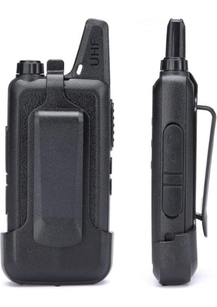 2 Adet Baofeng Tkstar Line Wln Kd-C1 Baofeng Vt-C2 Type-C Şarjlı Pmr 446 Türkçe Konuşan El Telsizi