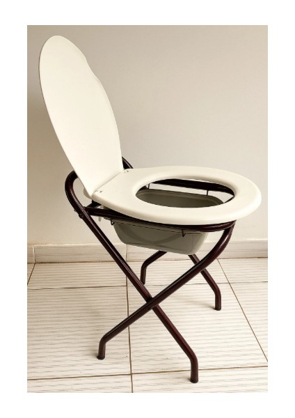 Metal Katlanır Kamp Klozeti Engelli ve Yaşlı Tuvaleti modelleri