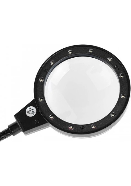 -12 LED Clipslı Işıklı Büyüteç,işıklı Masa Lambası Çalışma Lambası fiyatları