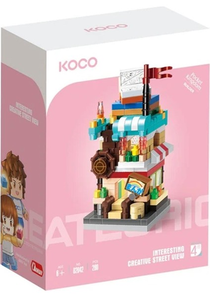 280 Parça Çizgi Roman Mağazası Yapı Seti – Mini Bricks Uyumlu 6+ Yaş Yapı Oyuncağı