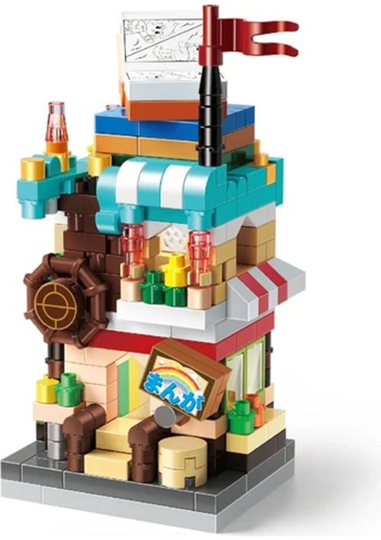 280 Parça Çizgi Roman Mağazası Yapı Seti – Mini Bricks Uyumlu 6+ Yaş Yapı Oyuncağı fiyatları