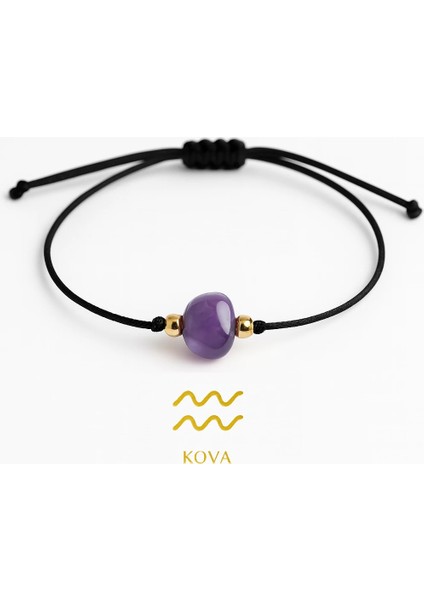Kova Burcu Doğal Taş Bileklik Chellomood - Lapis Lazuli, Ametist, Akuamarin Enerji Kombinasyonu fiyatları