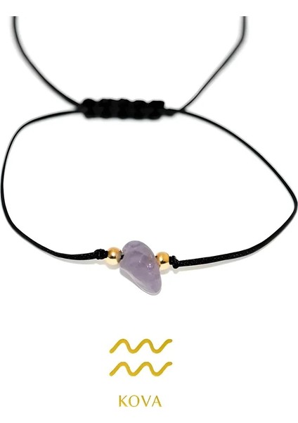 Kova Burcu Doğal Taş Bileklik Chellomood - Lapis Lazuli, Ametist, Akuamarin Enerji Kombinasyonu modelleri