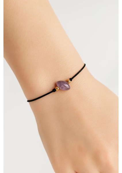 Kova Burcu Doğal Taş Bileklik Chellomood - Lapis Lazuli, Ametist, Akuamarin Enerji Kombinasyonu fırsatları