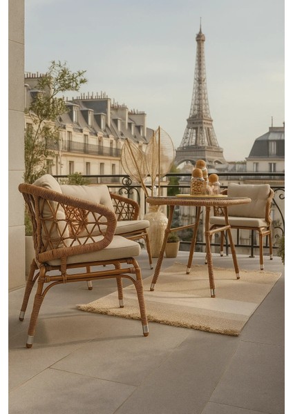 Serra Ikili Bahçe Balkon Takımı 2+1+1+Masa