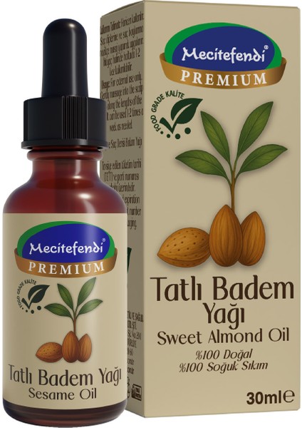 Tatlı Badem Yağı 30 ml