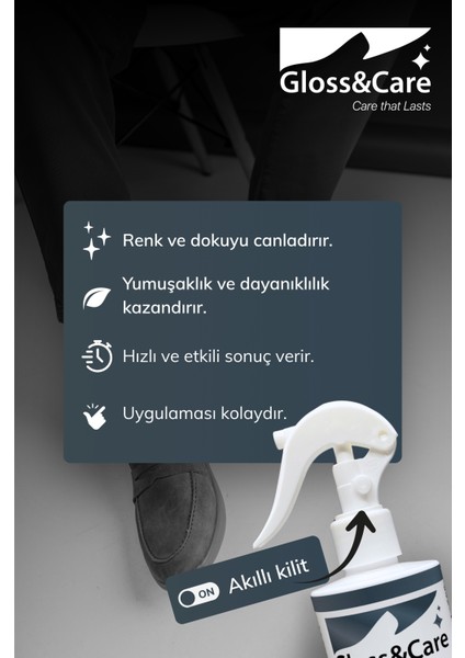 Nubuglow™ Süet Nubuk Ayakkabı Yenileme Spreyi Bot Çanta Renk Canlandırıcı ve Koruyucu Sprey 250 ml fiyatları