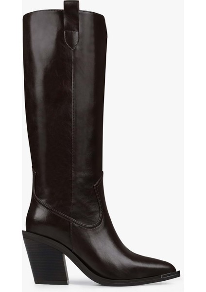 Kadın Axor Kahve Cilt Kovboy Çizme indirimleri