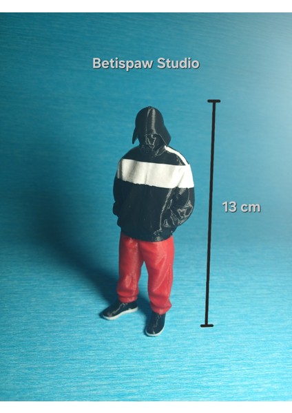 Darth Vader Figür Kırmızı Eşofman