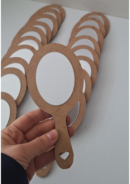 20'li Ahşap El Aynası Okul Kreş Aktivite Etkinlik Aile Katılımı Boyama fiyatları