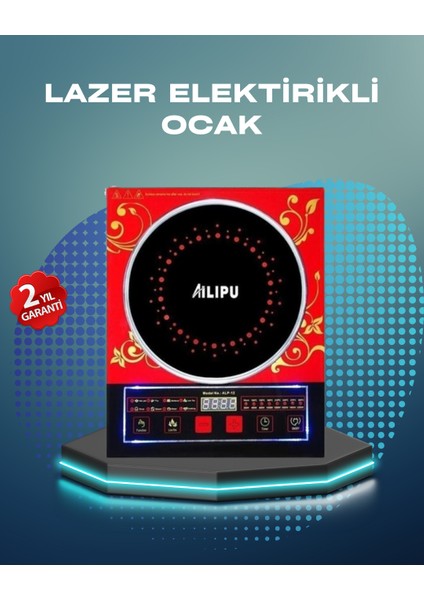 Dokunmatik LED Ekranlı Indüksiyon Ocak 8 Fonksiyonlu