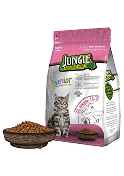 500 Gr Tavuklu Yavru Kedi Maması Junior Besleyici İçerik ile Tüm Irklar için Özel Formül fiyatları
