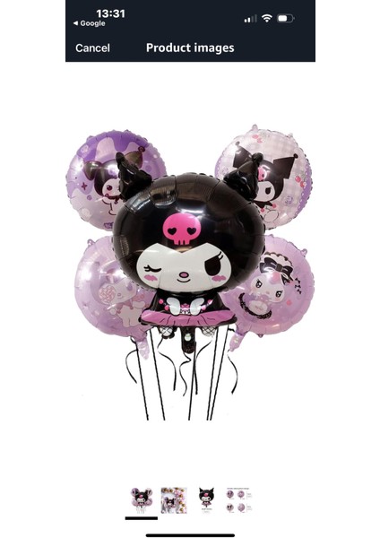 5 Li Folyo Balon Seti