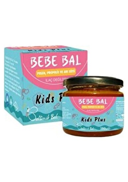 Kids Plus 380 gr Macun Organik Arı Sütü Bal Polen Propolis Karışımı Yüksek Kalite