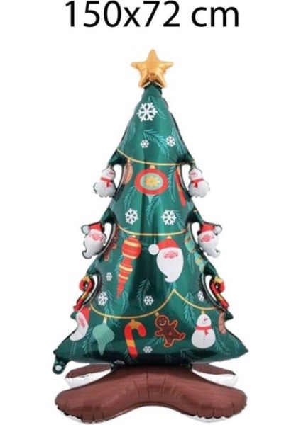 Dev Ayaklı Yılbaşı Ağacı Folyo Balon fiyatları