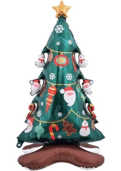 Dev Ayaklı Yılbaşı Ağacı Folyo Balon modelleri