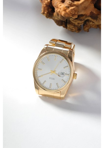 Gold Renk Şık Tasarımlı Erkek Kol Saati modelleri