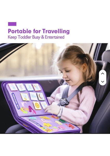 Montessori Keçe Aktivite Çantası | Busy Book | 8’i 1 Arada fırsatları