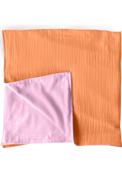 Çok Amaçlı Bürümcük Pazen Örtü Bebek Battaniyesi %100 Pamuk Kalın Battaniye Çift Yönlü Kullanım