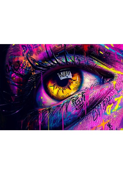 Dinamik Göz Ifadesi Kentsel Sanat Tabloları Kanvas Tablo fiyatları