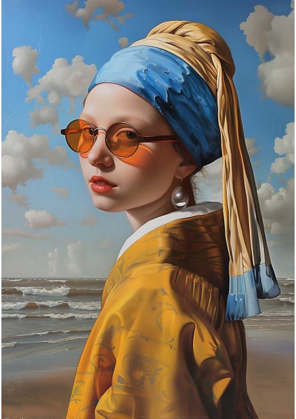 Dokulu Suskunluk Portresi Kanvas Tablo fiyatları