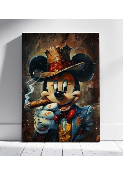 Gangster Mickey Sanatı Kanvas Tablo Duvar Resim