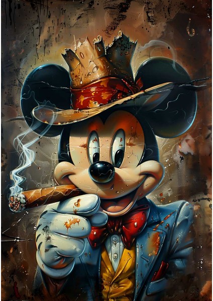 Gangster Mickey Sanatı Kanvas Tablo Duvar Resim fiyatları