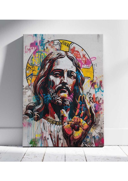 Kutsal Sokak Sanatı Kanvas Tablo Duvar Resim