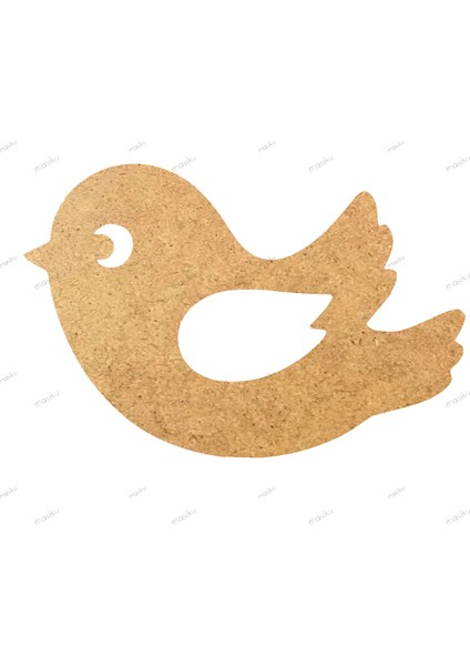 10'lu Paket Ahşap Duvar Dekoru - ST_00417 - 8 x 5 cm