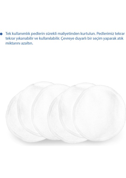 Yıkanabilir 6'lı Kumaş Göğüs Pedi modelleri