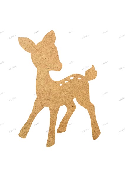 10'lu Paket Ahşap Duvar Dekoru - ST_00390 - 6 x 8 cm