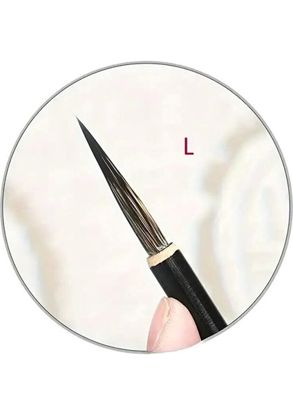 Tahrir Fırçası No:3 Numara L Beden 2.7cm Uç Uzunluğu-(Çini, Seramik, Tezhip, Minyatür, Boyama) indirimleri