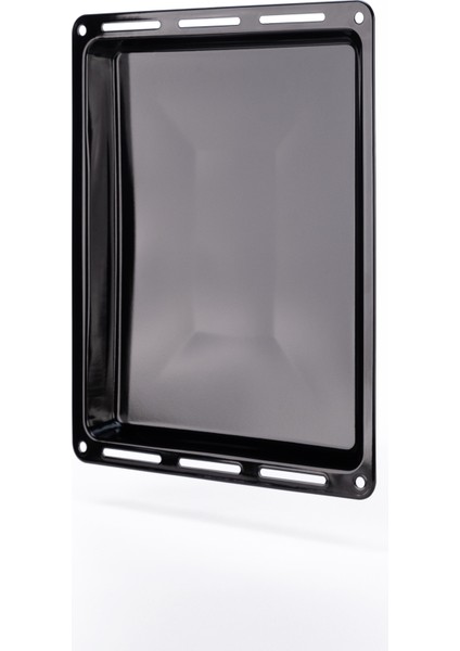 Ankastre Emaye Fırın Tepsisi 44,5X37,5X3CM Bosch Siemens Beko Arçelik Vestel Profilo Uyumlu Siyah Renk fiyatları