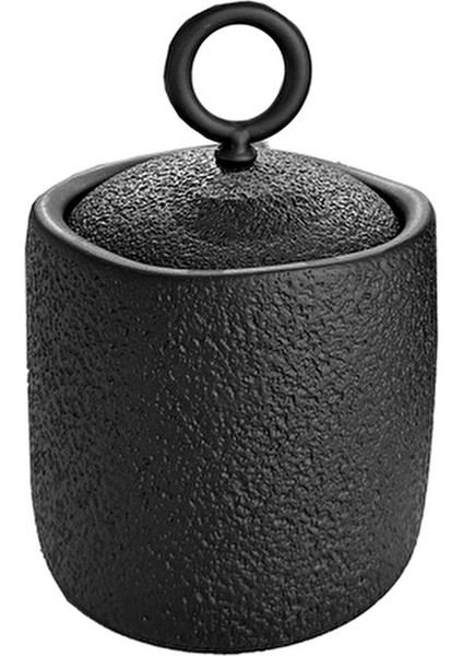 Siyah 5'li Banyo Seti Poliresin Malzemeden Modern Tasarım ile Fonksiyonel Kullanım