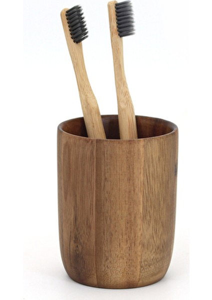 Alessi Akasya Banyo Seti 4 Parça Ahşap Malzemeden Şık Tasarım ve Suya Dayanıklı