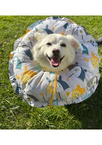 Kedi ve Köpek Operasyon Boyunluk,yakalık,yastık (XL Dış çap:45 Cm) % 100 Koruma Kumaş Huni Model 01 fiyatları