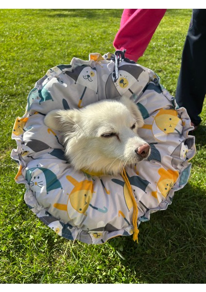 Kedi ve Köpek Operasyon Boyunluk,yakalık,yastık (XL Dış çap:45 Cm) % 100 Koruma Kumaş Huni Model 01 fırsatları