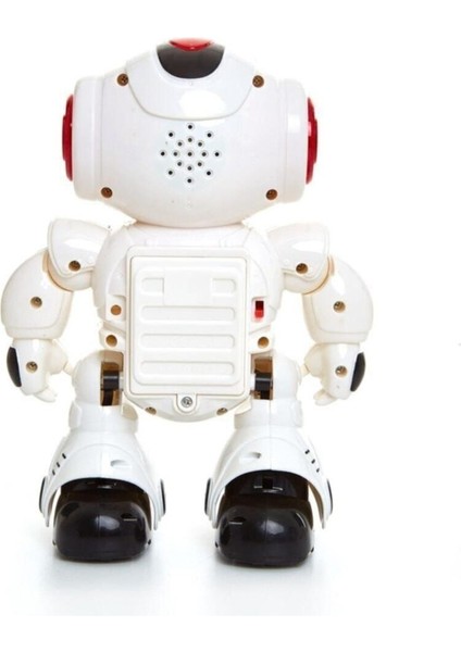 Kırmızı Uzaktan Kumandalı Sesli Işıklı Akıllı Robot fırsatları