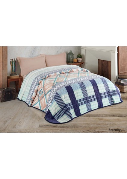 Kalın Tek Kişilik Kabartmalı Battaniye Embos 160X220