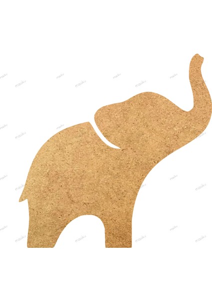 10'lu Paket Ahşap Duvar Dekoru - ST_0041 - 8 x 8 cm