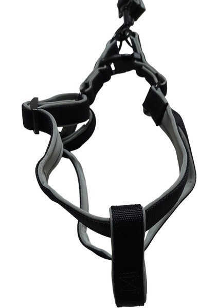 London-Black 15-18KG Large Yumuşak Doku Köpek Göğüs, Gezdirme Tasması Set, 24 Avida Sticks modelleri