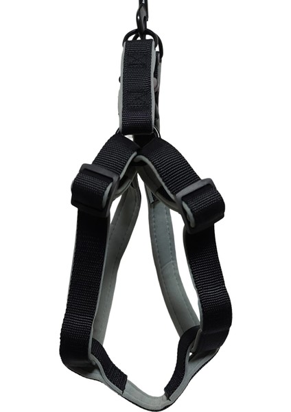 London-Black 15-18KG Large Yumuşak Doku Köpek Göğüs, Gezdirme Tasması Set, 24 Avida Sticks fırsatları